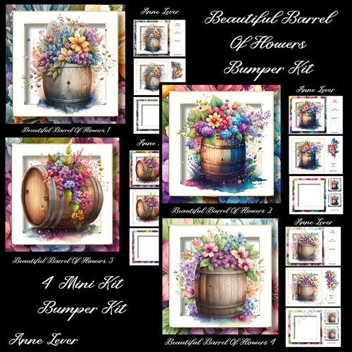 Beautiful Barrel Of Flowers Bumper Kit