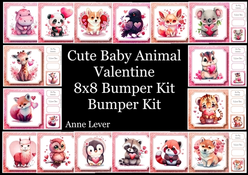 Cute Animal Valentine Bumper Kit