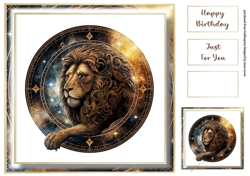 Gorgeous Zodiac - Leo - no name 8x8
