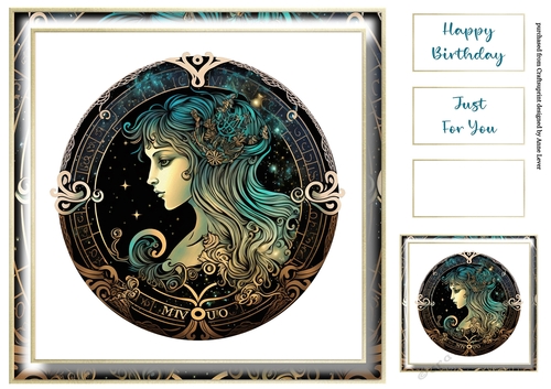 Gorgeous Zodiac - Virgo - no name 8x8