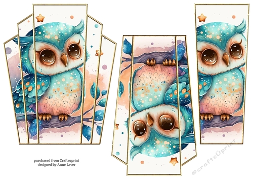 Art Deco Stacker - Gorgeous Owl 6