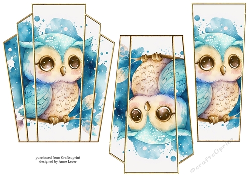 Art Deco Stacker - Gorgeous Owl 8