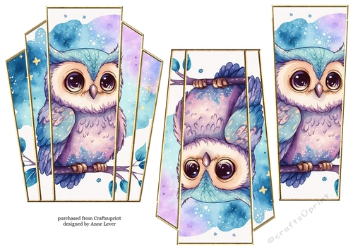 Art Deco Stacker - Gorgeous Owl 4