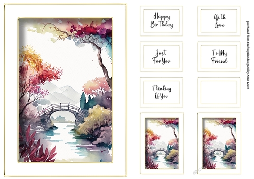 Simple A5 Scenic Watercolour 1