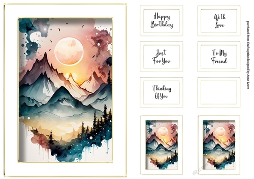 Simple A5 Scenic Watercolour 2