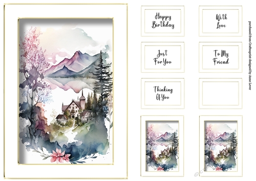 Simple A5 Scenic Watercolour 8