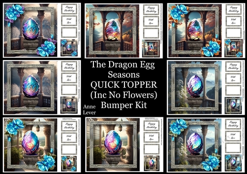 The Dragon Egg Seasons QUICK TOPPER (inc no flowers) Bumper Kit