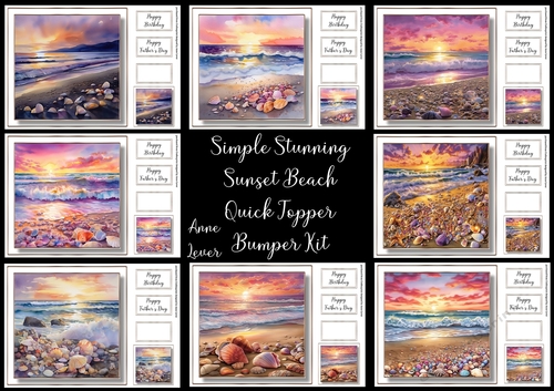 Simple Stunning Sunset Beach Bumper Kit