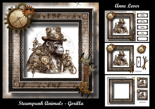 Steampunk Animals - Gorilla