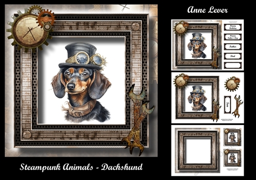 Steampunk Animals - Dachshund