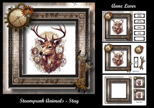 Steampunk Animals - Stag