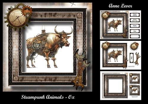 Steampunk Animals - Ox