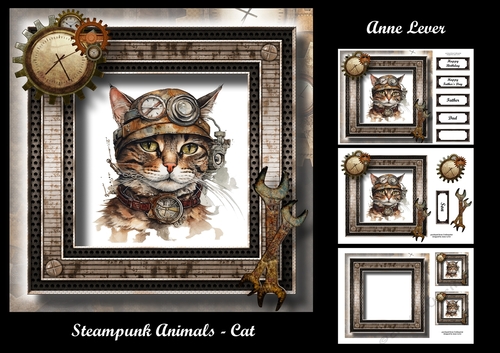 Steampunk Animals - Cat
