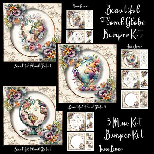 Beautiful Floral Globe Bumper Kit