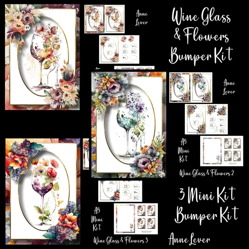 Wine Glass & Flowers Bumper Kit
