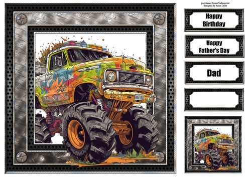 Monster Truck - Green 8x8