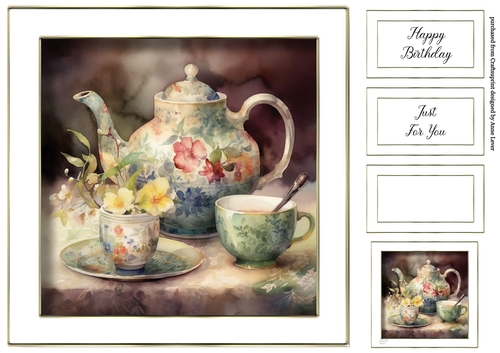 Vintage Teapot & Teacups 2