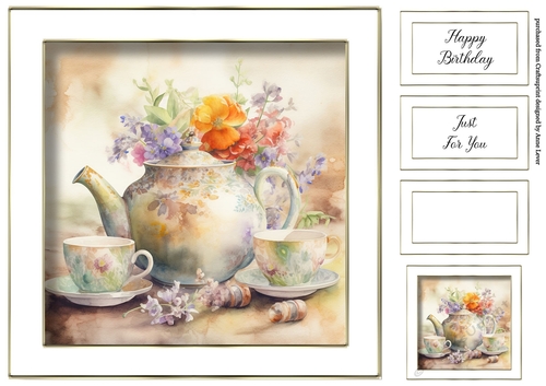 Vintage Teapot & Teacups 6