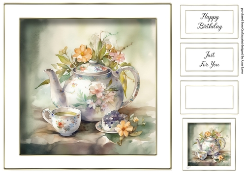 Vintage Teapot & Teacups 7