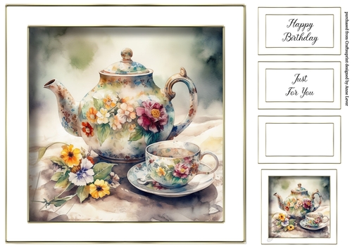 Vintage Teapot & Teacups 8