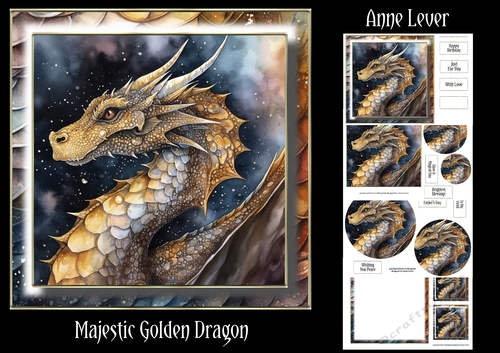Majestic Golden Dragon
