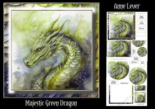 Majestic Green Dragon