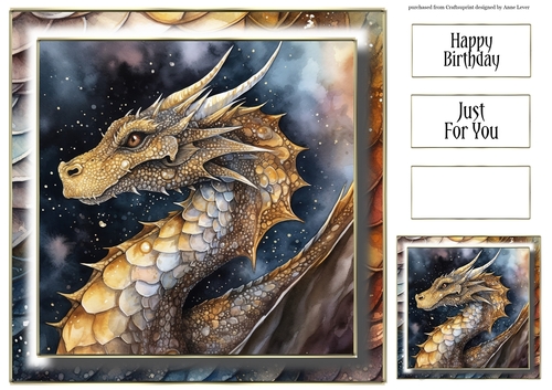 Majestic Golden Dragon 8x8
