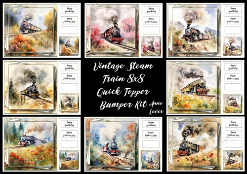 Vintage Steam Train Bumper Kit