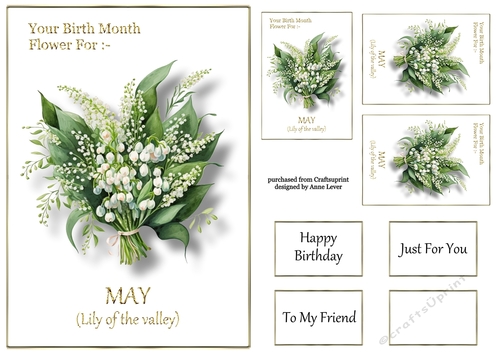 Birth Month Flower - May Lily Of The Valley