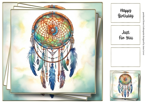 Watercolour Dreamcatcher 1