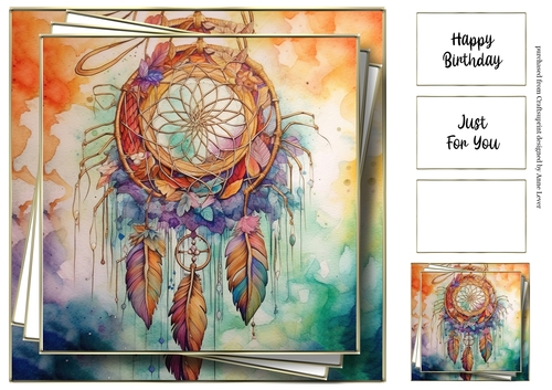 Watercolour Dreamcatcher 6