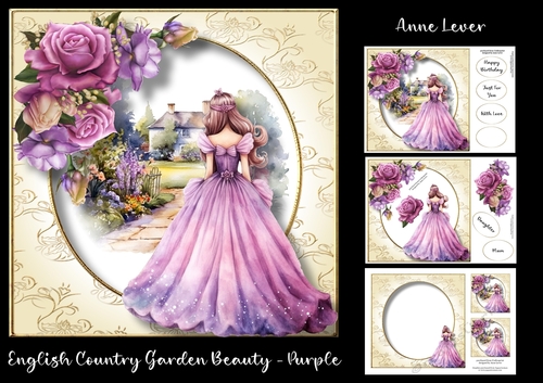 English Country Garden Beauty - Purple