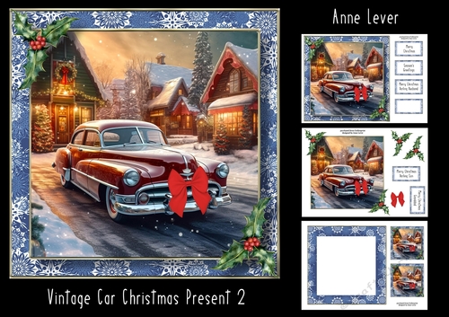 Vintage Car Christmas Present 2 (darling husband / son)
