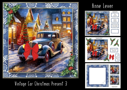 Vintage Car Christmas Present 3 (darling husband / son)