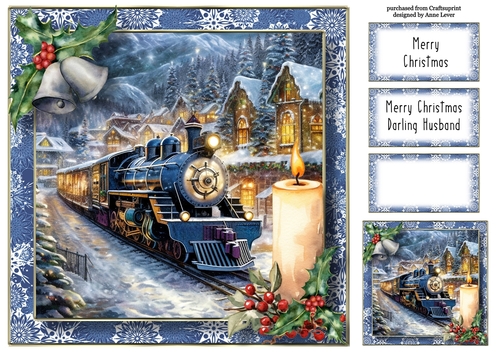 The Christmas Steam Train 2 8x8