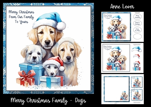 Merry Christmas Family - Dogs