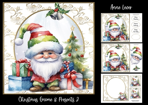 Christmas Gnome & Presents 2