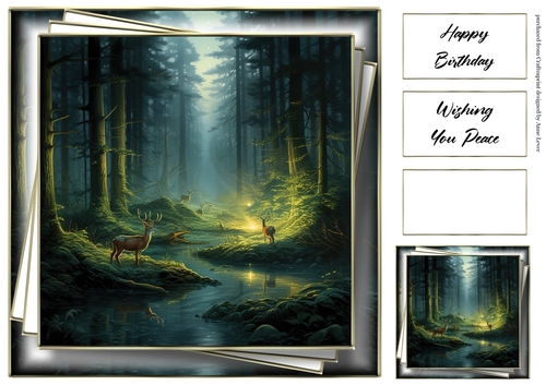 A Serene Woodland Glade 1