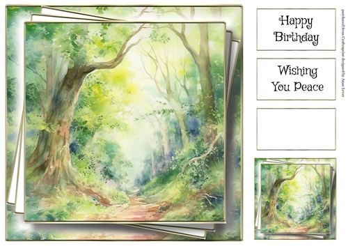Watercolour Secret Forest 6