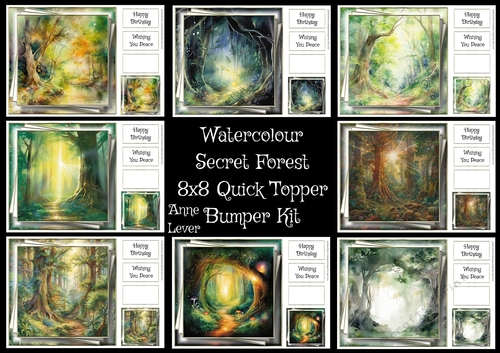 Watercolour Secret Forest Bumper Kit