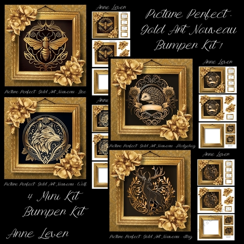 Picture Perfect - Gold Art Nouveau Bumper Kit 1