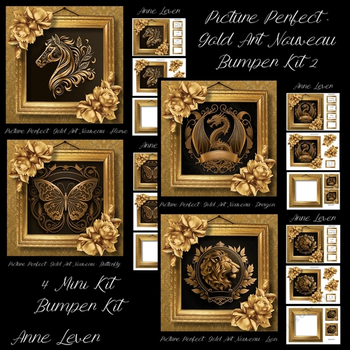 Picture Perfect - Gold Art Nouveau Bumper Kit 2