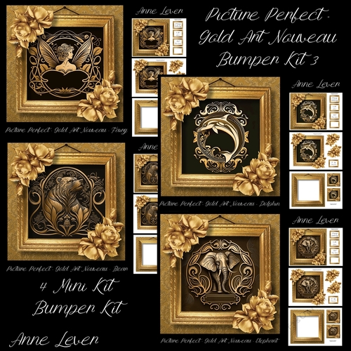 Picture Perfect - Gold Art Nouveau Bumper Kit 3