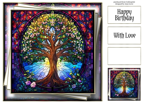 Stained Glass Tree Of Life 1