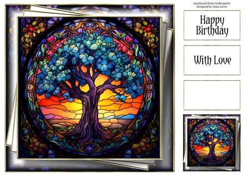 Stained Glass Tree Of Life 3