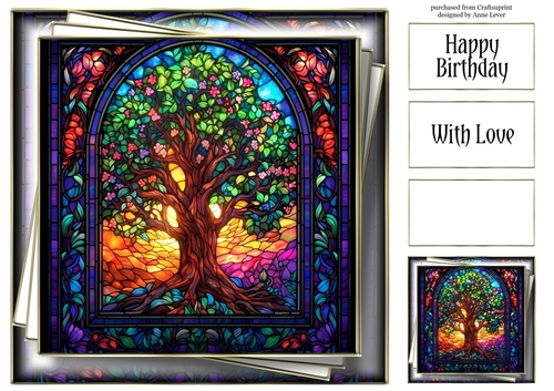 Stained Glass Tree Of Life 4