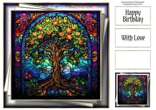 Stained Glass Tree Of Life 5
