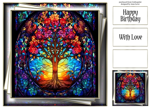Stained Glass Tree Of Life 6