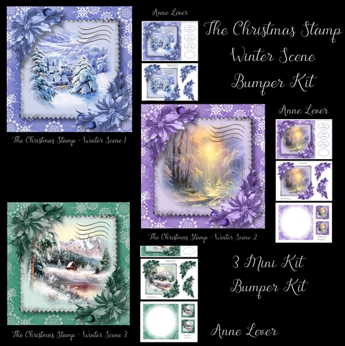 The Christmas Stamp Winter Scene Bumper Kit