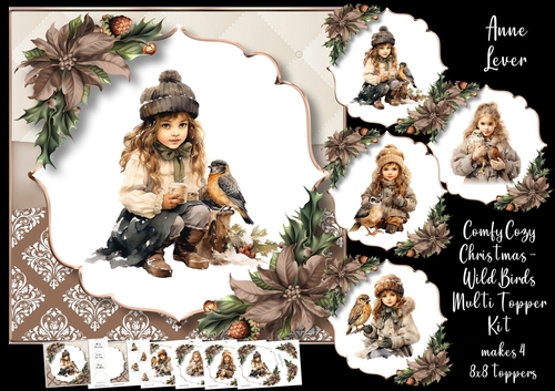 Comfy Cozy Christmas - Wild Birds Multi Topper Kit